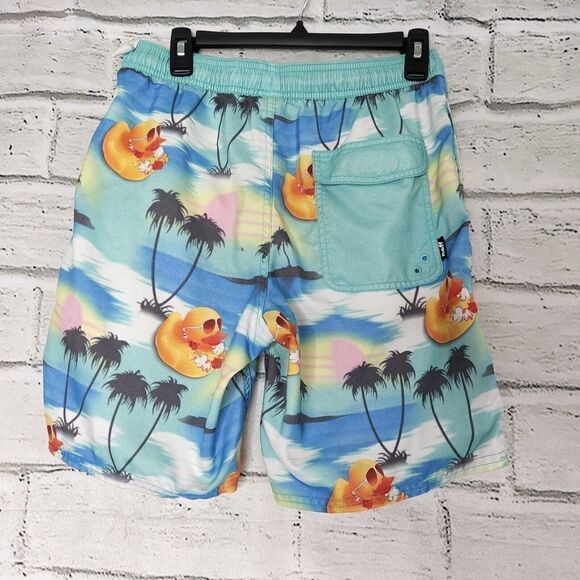 Tilly's Neff Rubber Duck Hot Tub Board Shorts Mens Size Small Hawaiian Swim Surf - Picture 6 of 11